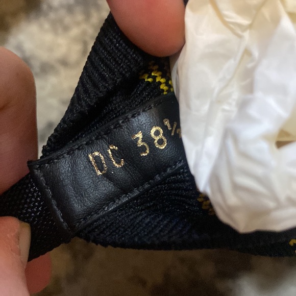 Dior WALK'N'DIOR SNEAKER Yellow and Black Check'n'Dior Technical Mesh - Picture 11 of 11